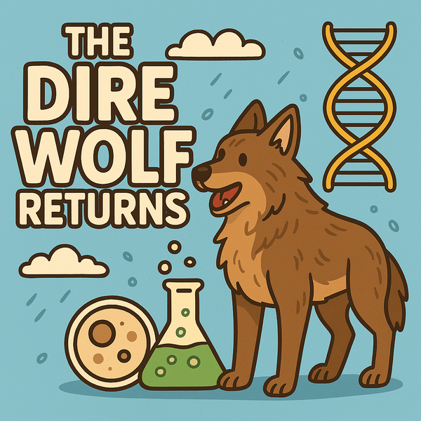 🐺 The Dire Wolf Returns: Science, De-Extinction, and the Future of Conservation